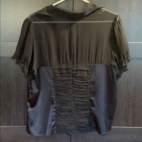 INC black silk “corset” top - Picture 3 of 5